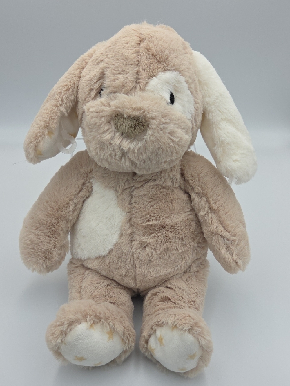 Cloud B Beige Plush Puppy with Cream Accents
